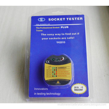 Yh-2010 Iec1010-1 Cat Ii 600v Plug Socket Tester For 100v Or 230v Sockets